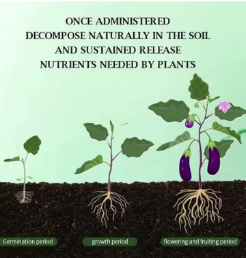 Koncentrerat gödningsmedel för att ge liv åt dina växter naturligt