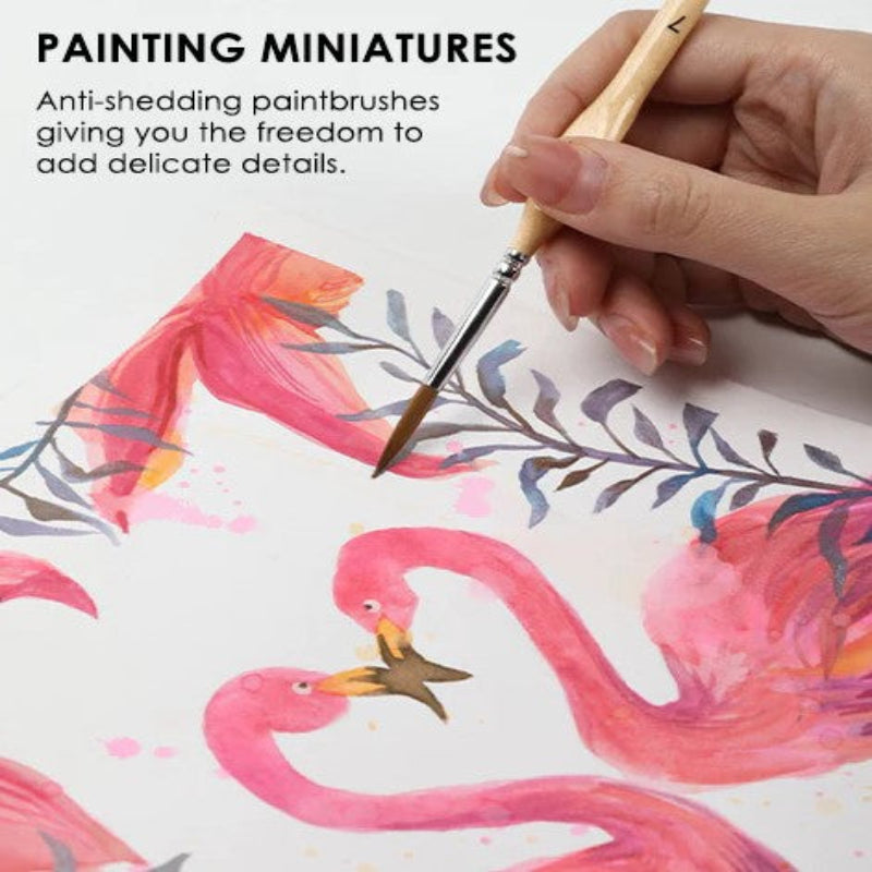 Precíz ecsetek finom és tökéletes részletekhez (x11) 