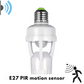 Smart lighting adapter with motion detector 