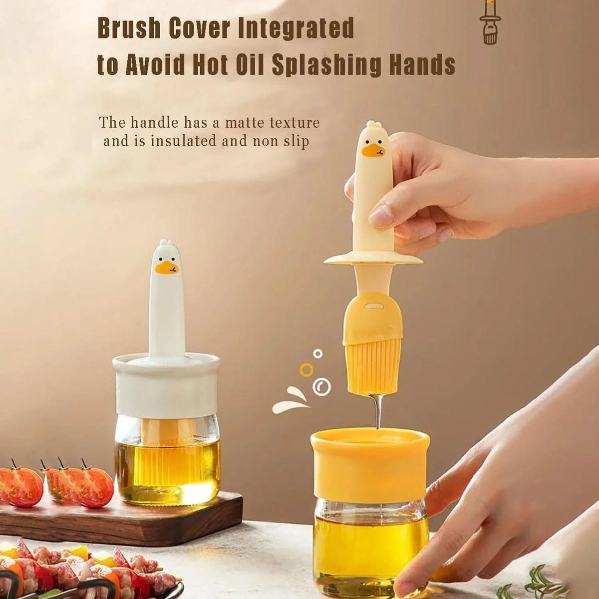 Check the oil in the kitchen without spilling it everywhere 