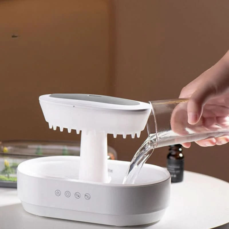 Rain Effect Diffuser - Sound, Mist & Ambient Light 
