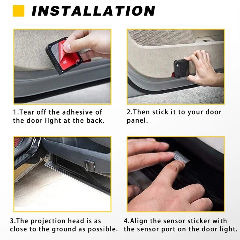 Világítsa meg az autó logóját minden ajtónyitáskor (x2) 