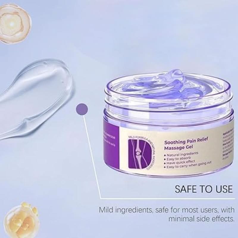 Gel apaisant naturel pour soulager douleurs et tensions