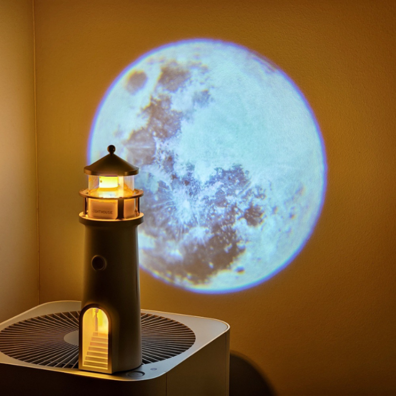Projecteur lune magique pour une ambiance féerique la nuit