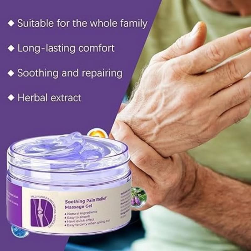 Gel apaisant naturel pour soulager douleurs et tensions
