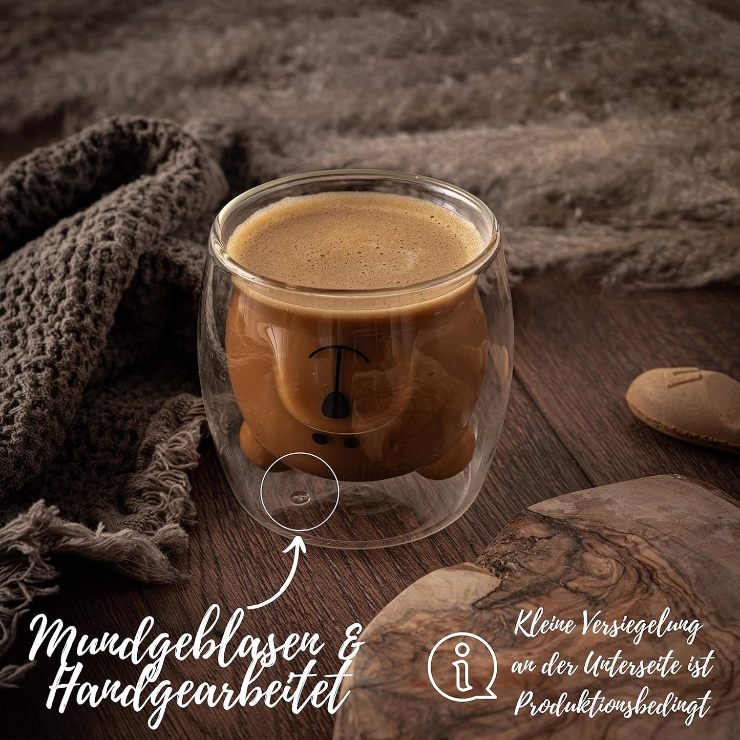 Cana de cafea în formă de urs - Drăguță și practică 