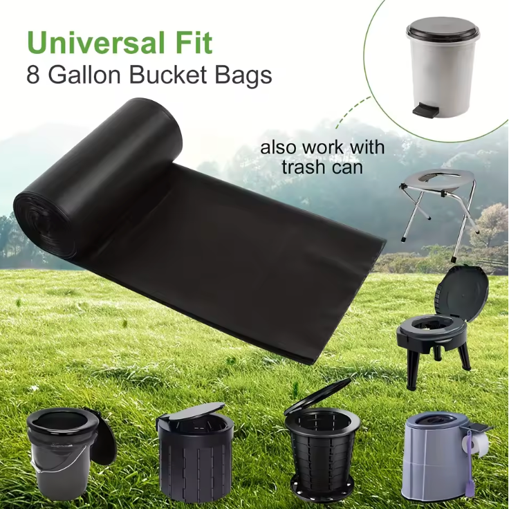 Kit Recharge Toilettes Portables — 20 Sacs + 30 Gels Absorbants