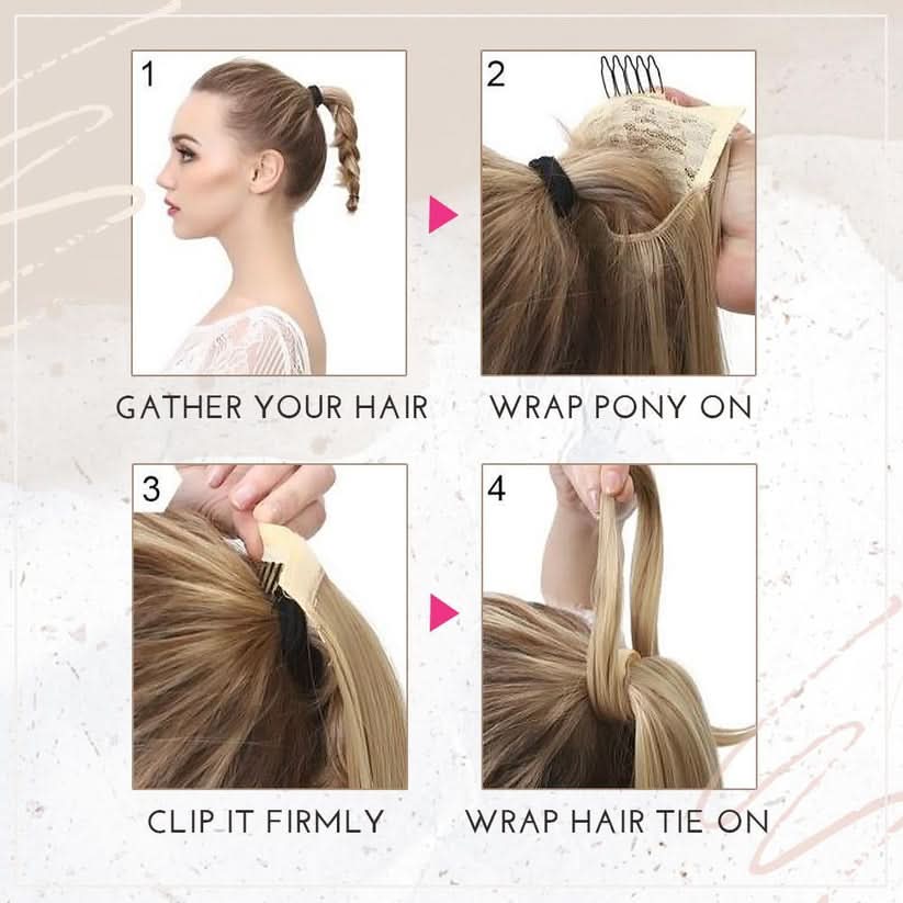 Extension coda di cavallo glamour per un look chic 