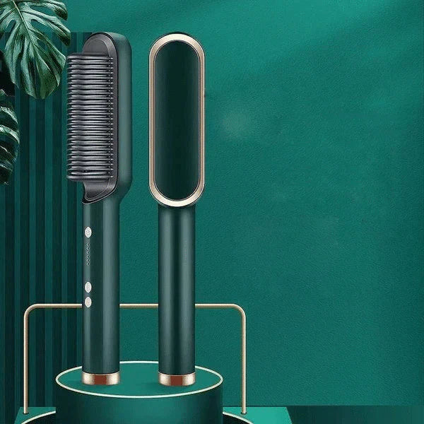 Capelli lisci in 2 minuti con spazzola riscaldata 