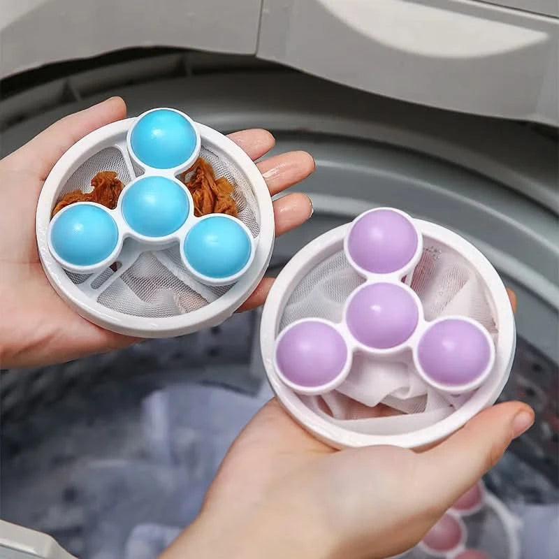 Filtre anti-poils, cheveux et résidus pour lave-linge