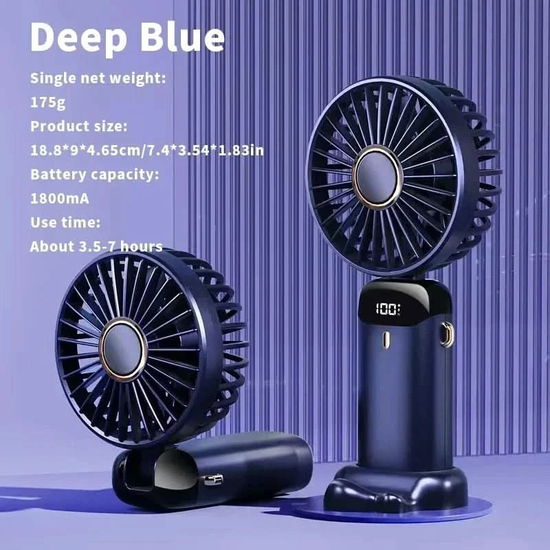 Mini ventilateur puissant avec écran LED intelligent