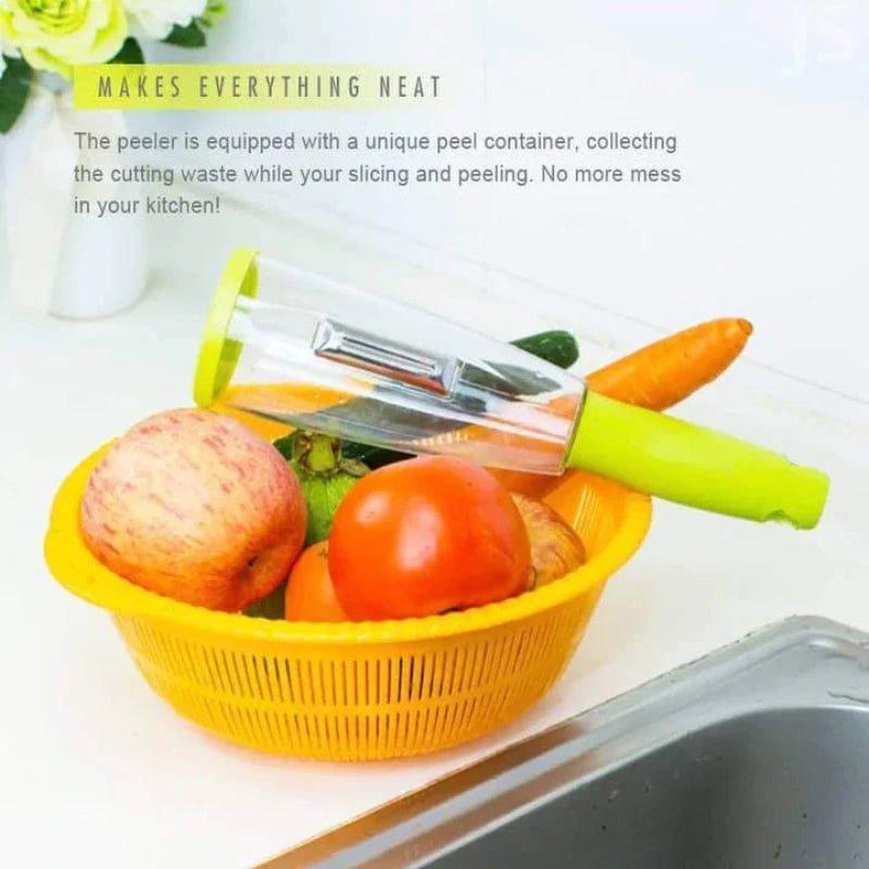 簡単に皮をむき、作業台を清潔に保ちます 