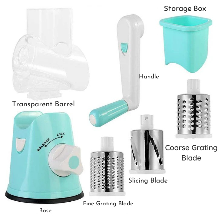 Snadno a bez námahy krájejte, strouhejte a plátkujte 