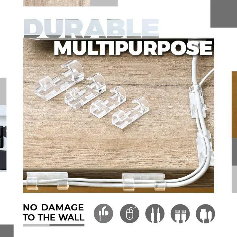 Nopeita ja huomaamattomia kiinnityksiä kaapeleille ja johdoille (x20) 