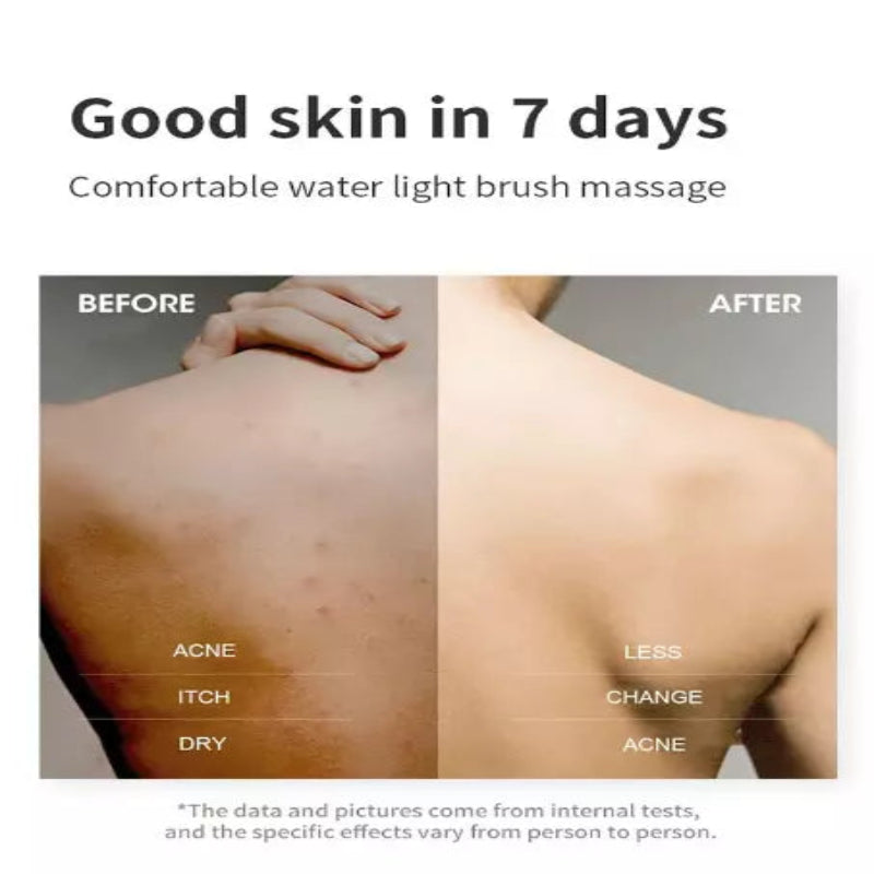 Úplné čisticí masáže bez námahy ve sprše 