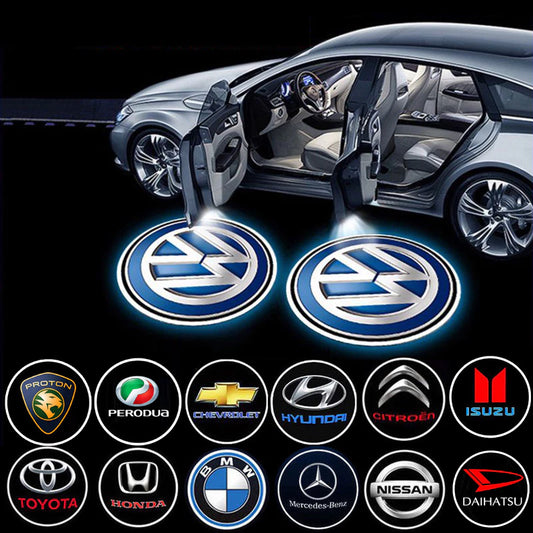 Oplys dit billogo ved hver døråbning (x2) 