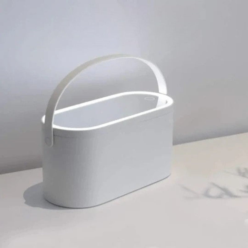 Perfekt skönhet med LED-spegel och integrerad förvaring 