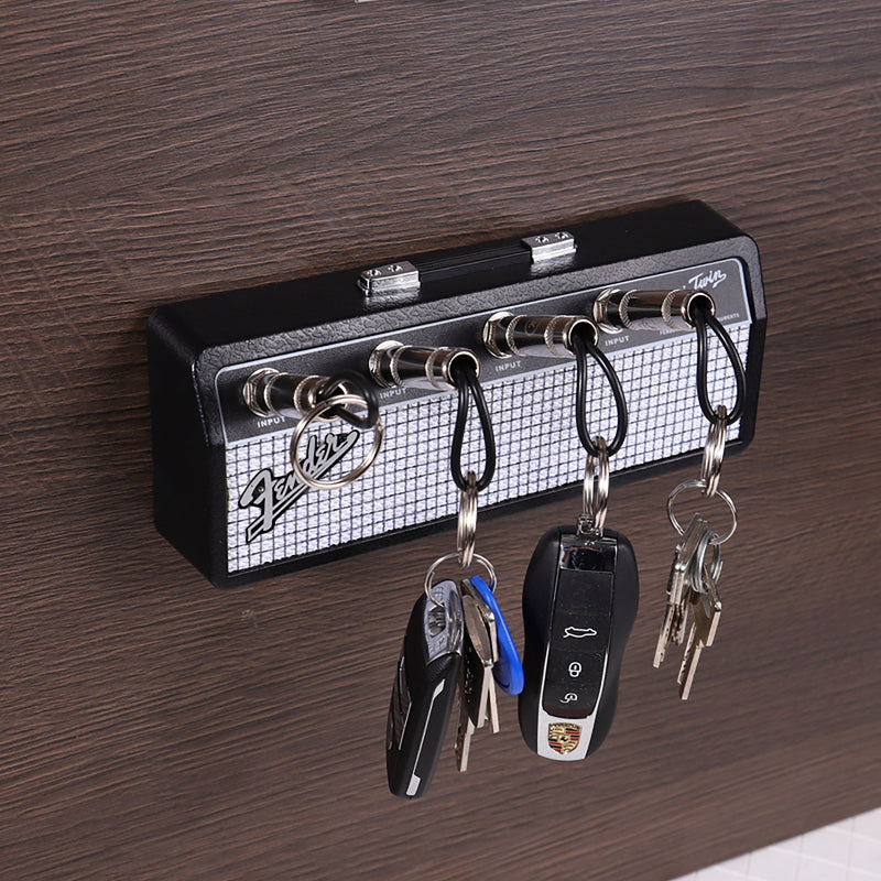 Store your keys in style with a rock keychain 