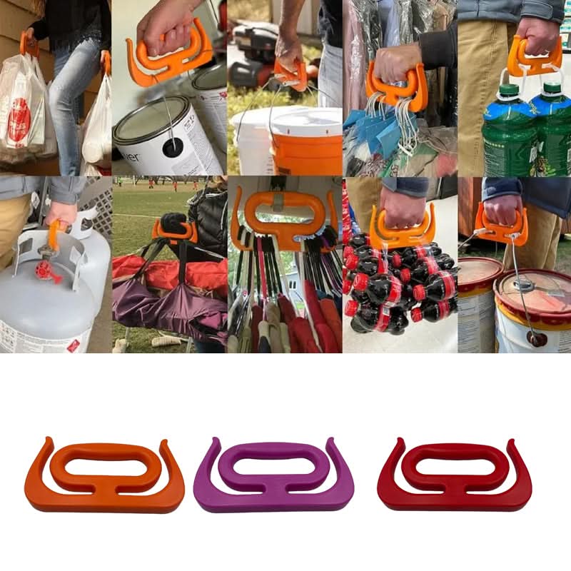 Poignée ultra-pratique pour porter sacs lourds sans effort (x2)