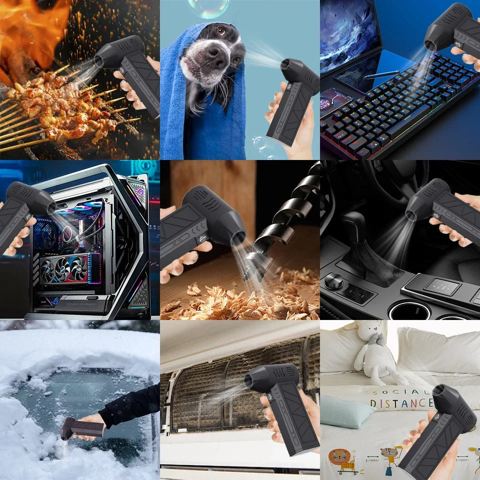 AirBlaster-Pro - 努力なしで掃除できるコンパクトなエアブロワー 