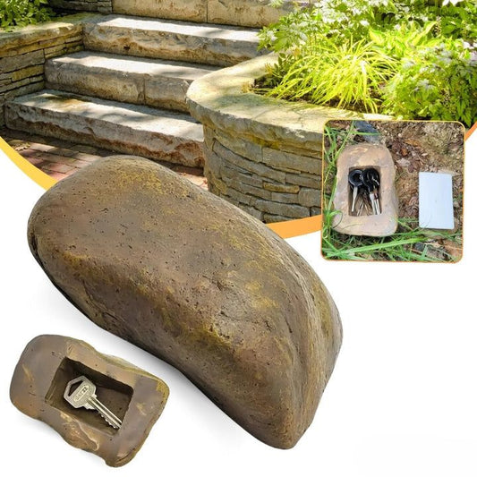 Dyskretny zewnętrzny klucz w kształcie kamienia 