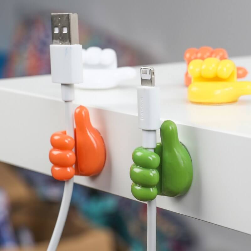 Cârlige inteligente pentru cabluri, perii, căști și altele (x10) 