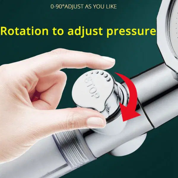 מקלחת מרגיעה 360° – לחץ גבוה וחיסכון במים 