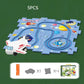 Educational circuit puzzle with electric vehicles 
