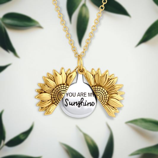 Sunflower Necklace "You Are My Sunshine" – Pure Emotion 